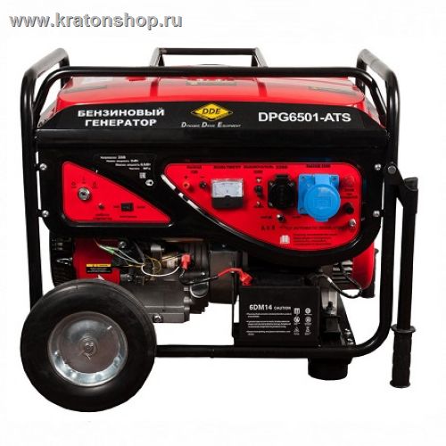 Генератор бензиновый DDE DPG6501E-ATS (блок автозапуска)