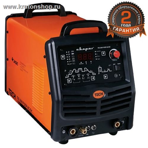 Аппарат аргонодуговой сварки Сварог TECH TIG 200 P DSP AC/DC (E104)