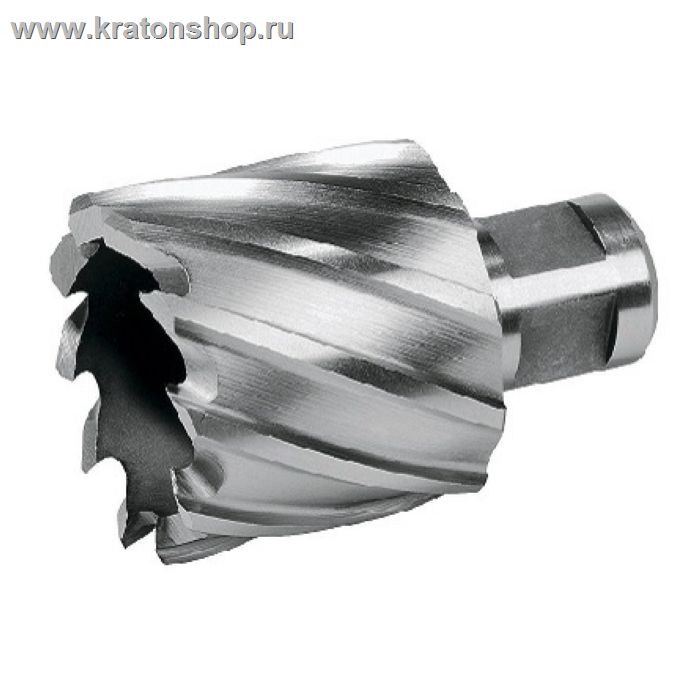 Кольцевая фреза (полое корончатое сверло) из HSS, длиной 55 мм и O 61 мм.