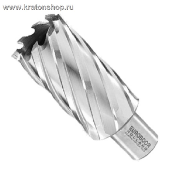 Кольцевая фреза (полое корончатое сверло) из HSS, длиной 100 мм и O 88 мм.