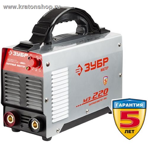Сварочный аппарат инверторный Зубр, серия "Мастер" ЗАС-М3-220