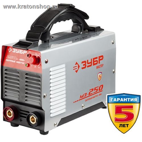 Сварочный аппарат инверторный Зубр, серия "Мастер" ЗАС-М3-250