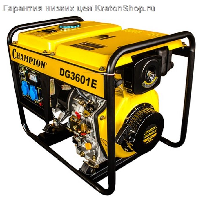 Электрогенератор дизельный Champion DG3601E - фото