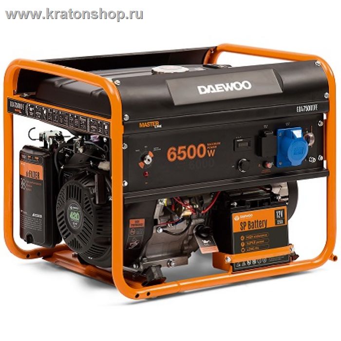 Генератор газ/бензин Daewoo GDA 7500DFE