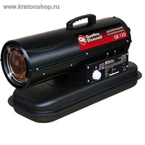 Тепловая пушка без отвода QUATTRO ELEMENTI (Ergus) QE- 12D дизельная