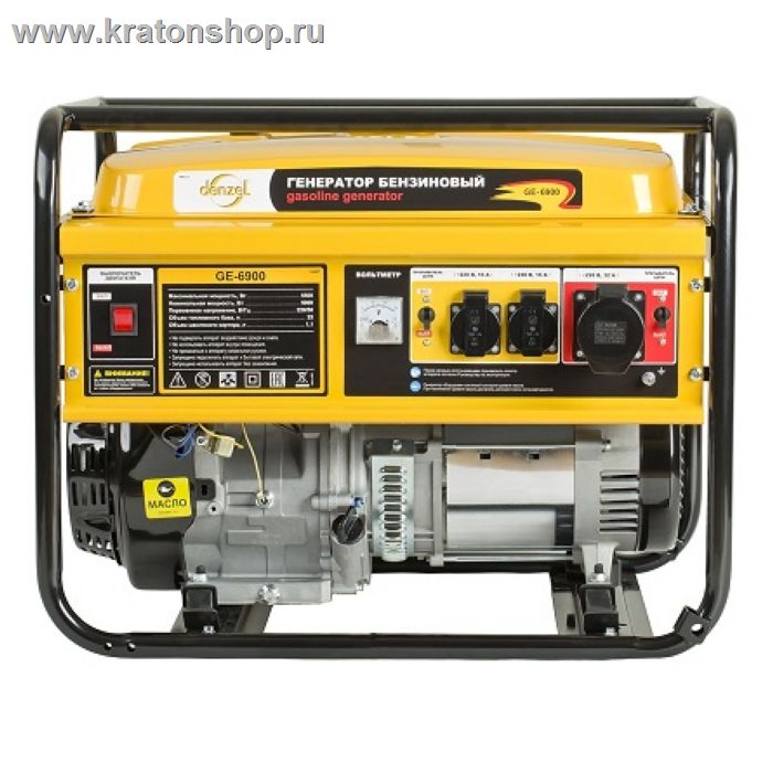 Генератор бензиновый DENZEL GE 6900