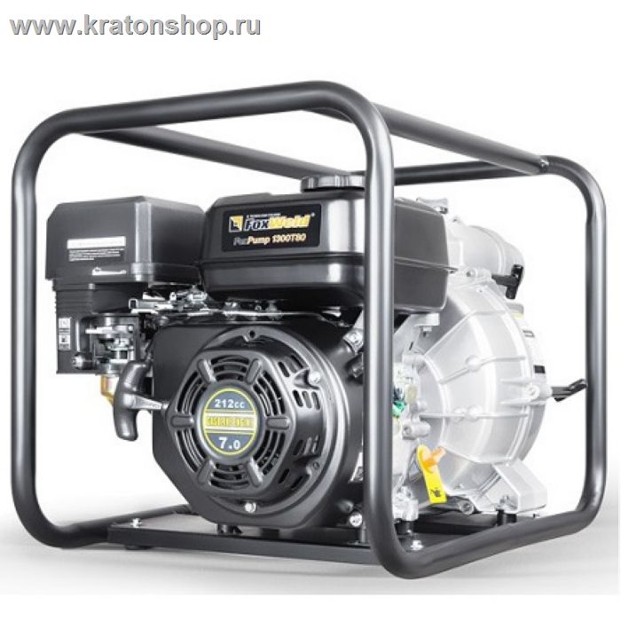 Мотопомпа бензиновая FoxWeld FoxPump 1300T80