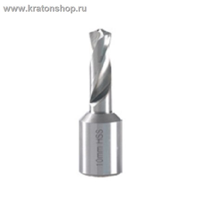 Спиральное сверло 8.0 x 55 мм длиной и с соединением Weldon 19 мм