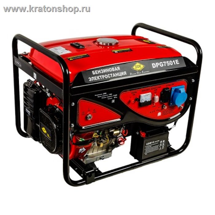 Генератор бензиновый DDE DPG7501E