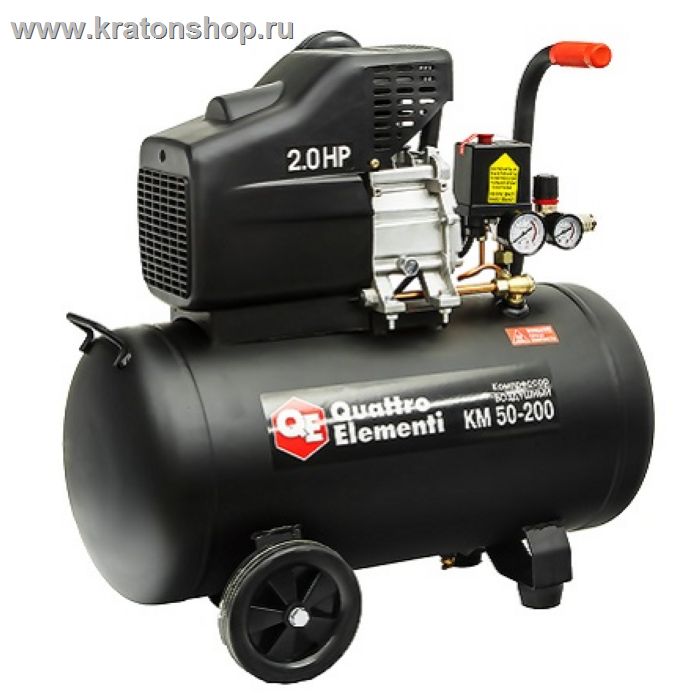 Компрессор с прямой передачей QUATTRO ELEMENTI KM 50-200