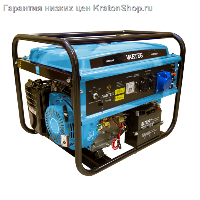 Генератор бензиновый FoxWeld Varteg G6500 E