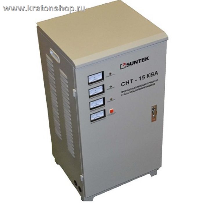 Стабилизатор электромеханический трехфазный SUNTEK СНТ 15000