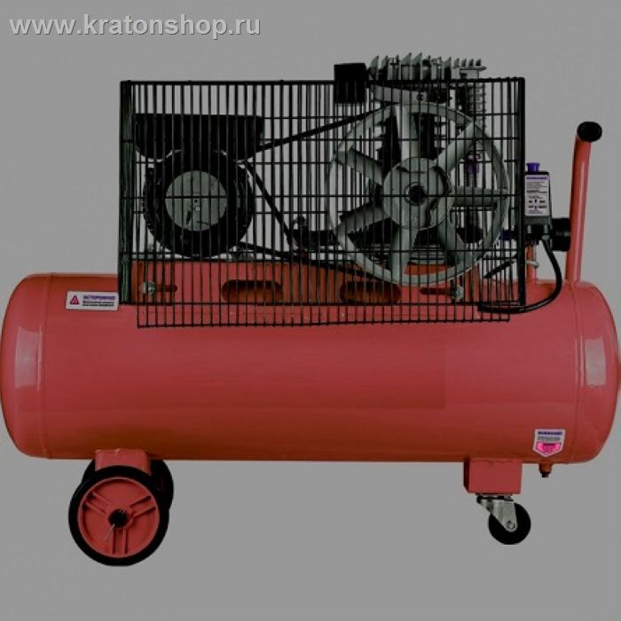Компрессор с ременной передачей Kronwerk KR 100/350
