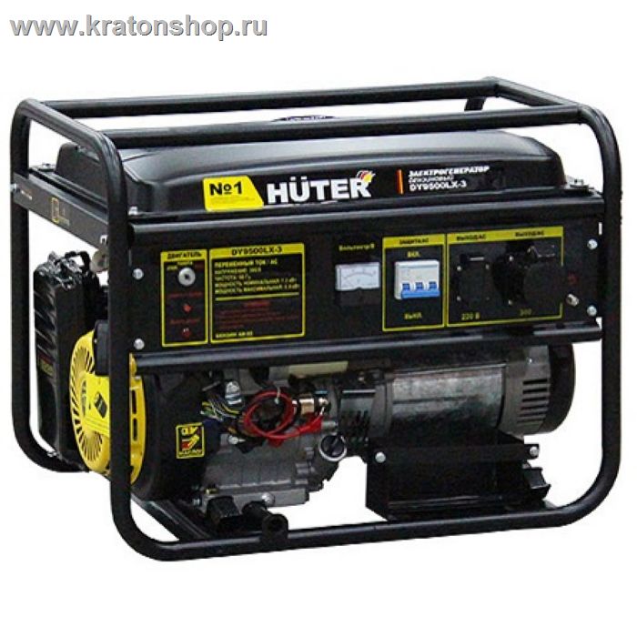 Электрогенератор бензиновый Huter DY9500LX-3