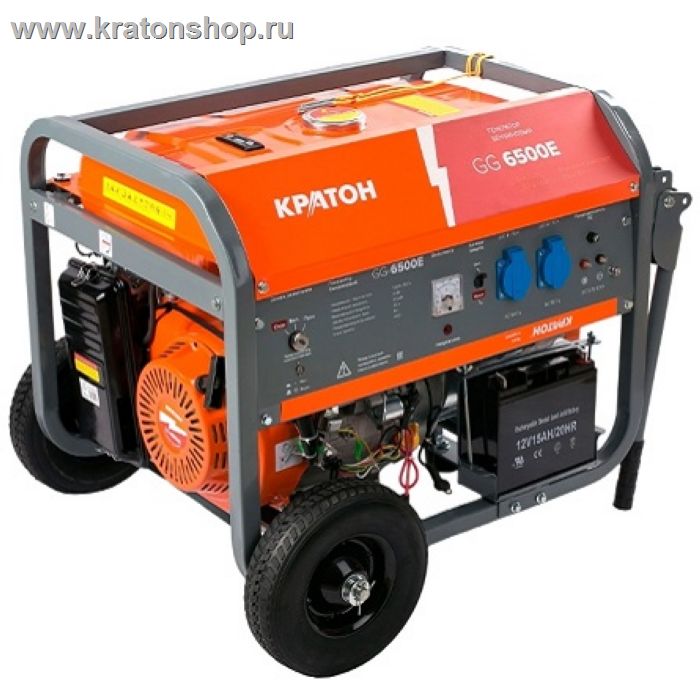 Генератор бензиновый Кратон GG-6500EM