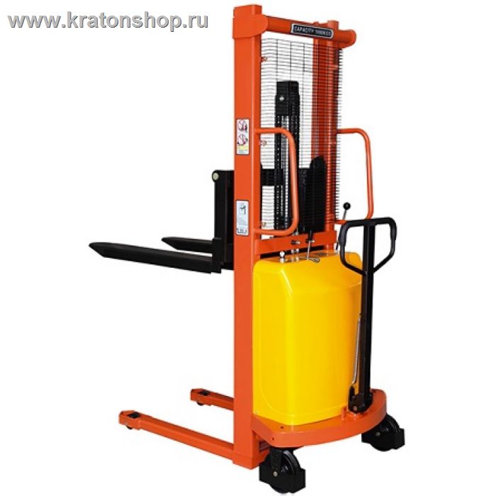 Штабелер гидравлический с электроподъемом GROST HED 20/16