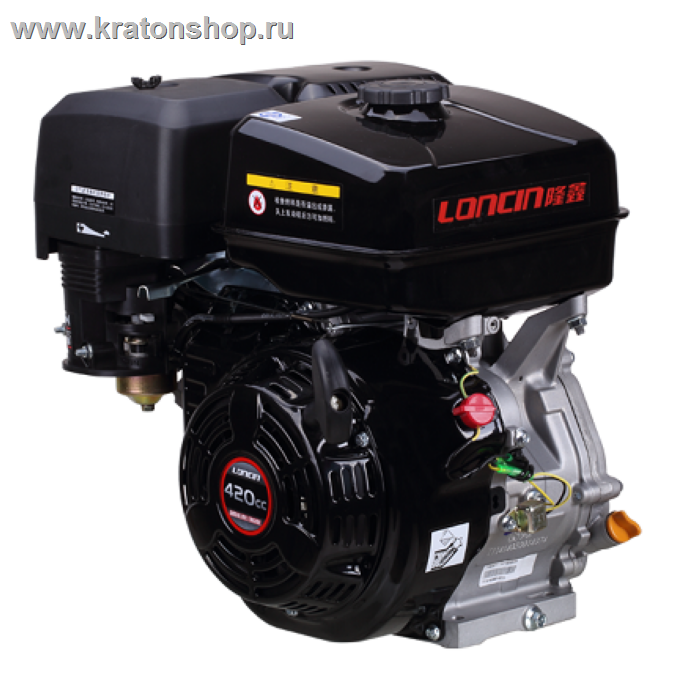Двигатель бензиновый Loncin G420F (I тип)