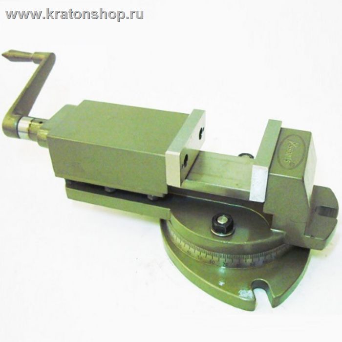 Тиски станочные поворотные, 75мм