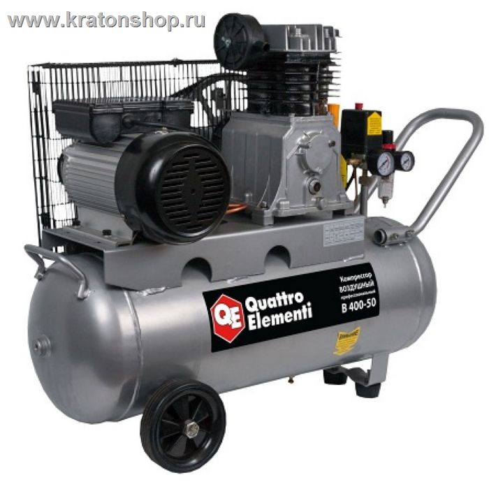 Компрессор с ременной передачей QUATTRO ELEMENTI B 400-50