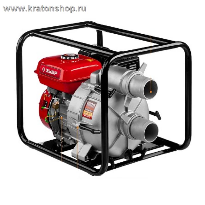 Мотопомпа бензиновая Зубр МПГ-1000-80