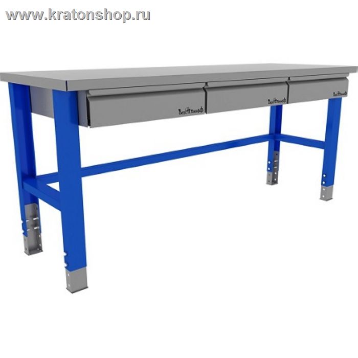 Стол металлический промышленный  2000 мм. PROFF
