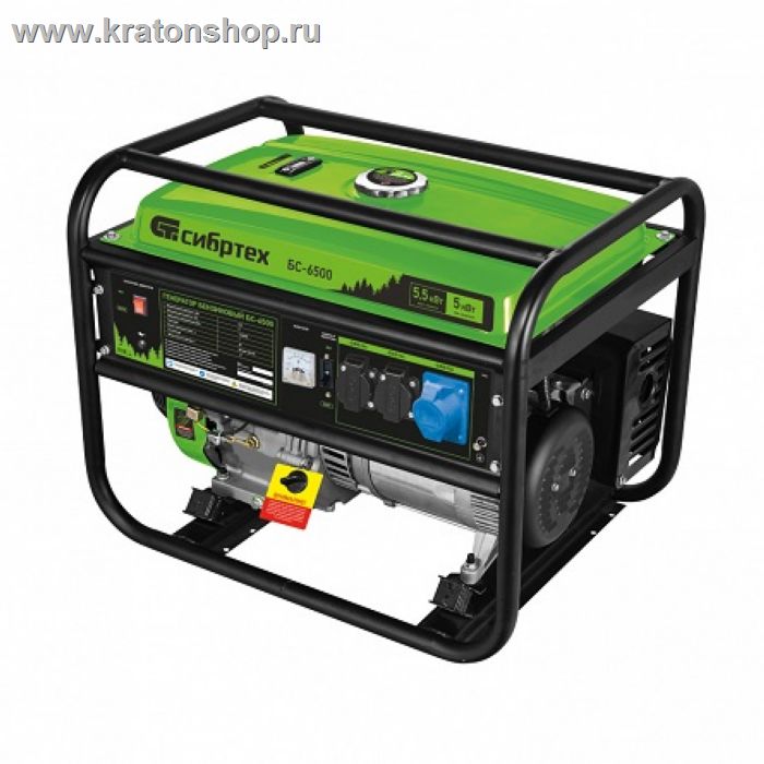 Генератор бензиновый Сибртех БС-6500