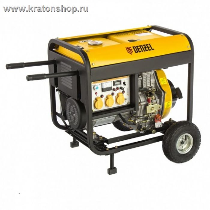 Генератор дизельный DENZEL DD6300Е
