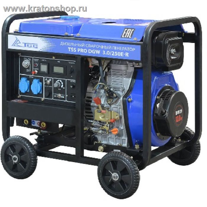 Дизельный сварочный генератор TSS PRO DGW 3.0/250E-R