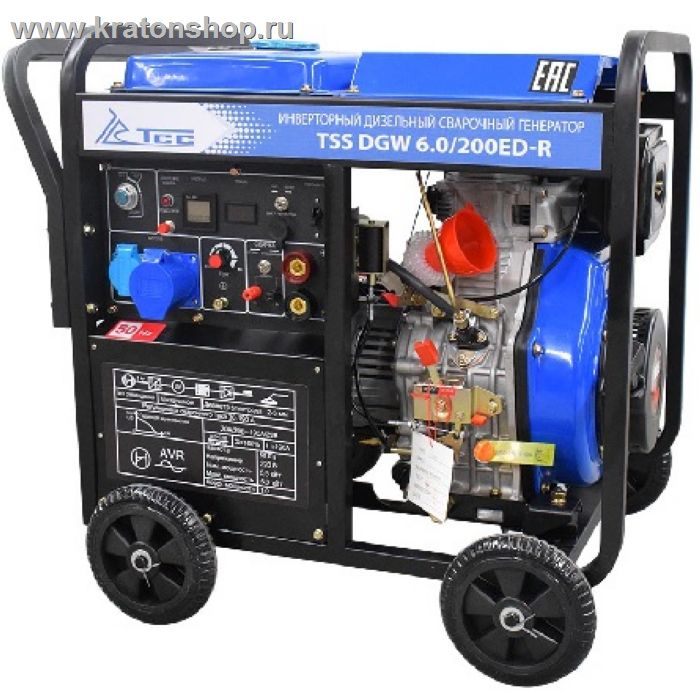 Инверторный дизельный сварочный генератор TSS DGW 6.0/200ED-R