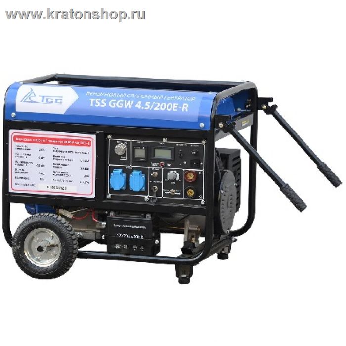 Бензиновый сварочный генератор TSS GGW 4.5/200E-R
