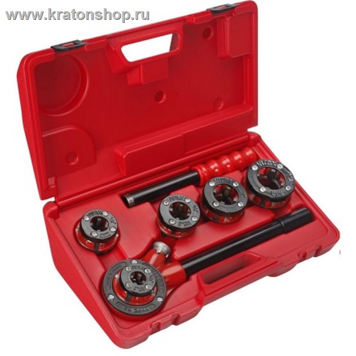 Клупп ручной для нарезки резьбы VIRAX BSPT R 1/2-1.1/4"