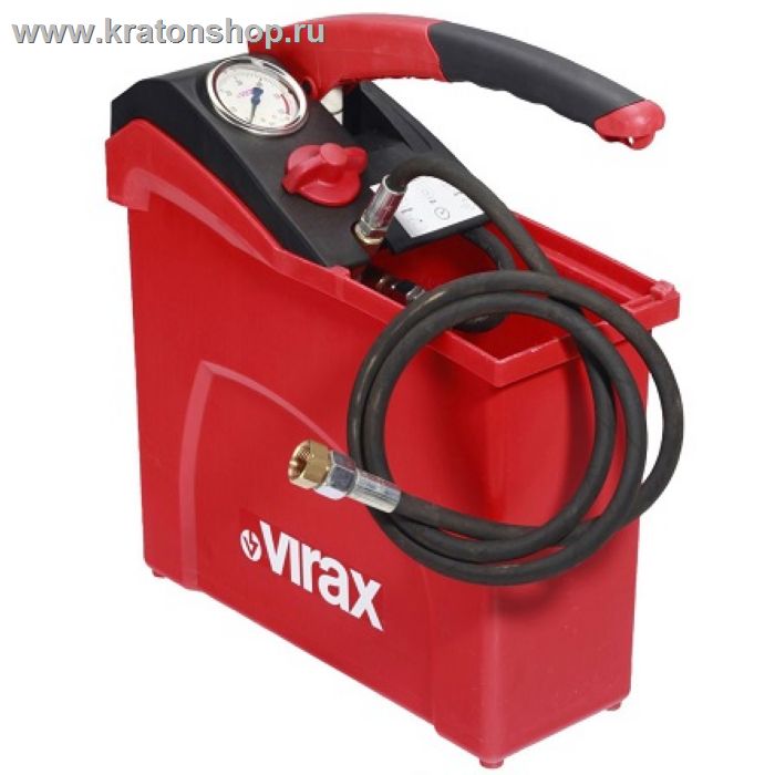 Ручной опрессовщик VIRAX 10л, 100 бар