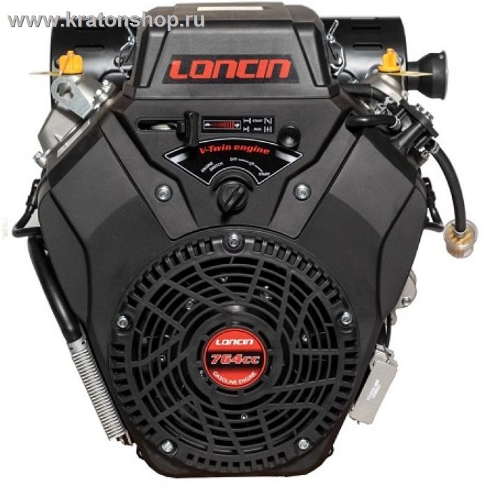 Двигатель Loncin LC2V80FD D25 20А ручной/электрозапуск