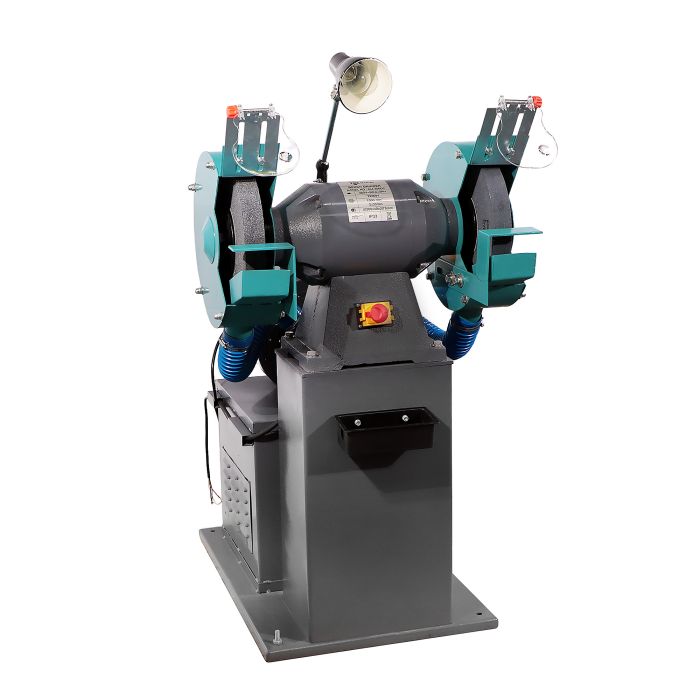 Двухдисковый шлифовальный станок с пылесосом AURA NM-300DC