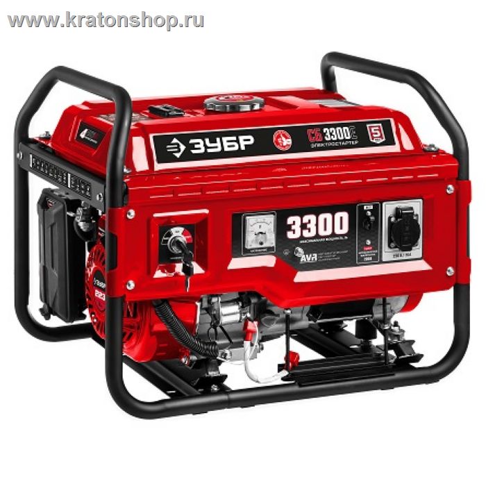 Генератор бензиновый Зубр СБ-3300Е серия «МАСТЕР»