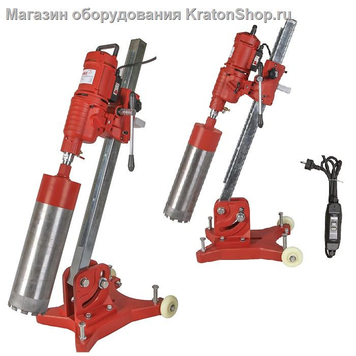 Установка алмазного бурения VOLL V-Drill 255N с наклонной стойкой