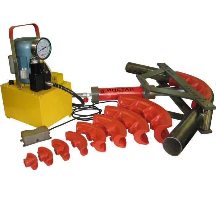 Трубогиб гидравлический с электроприводом ТПГ-3ЭП с ручным распределителем и педалью