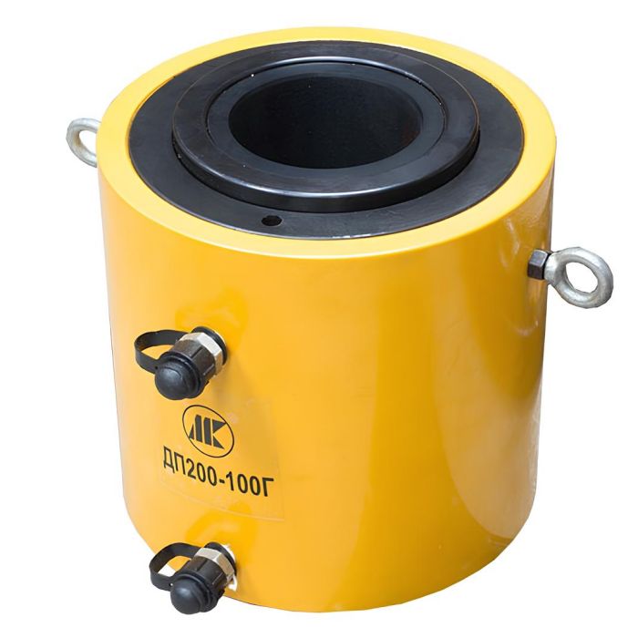 Домкрат с полым штоком ДП60-100Г (с гидравлическим возвратом)