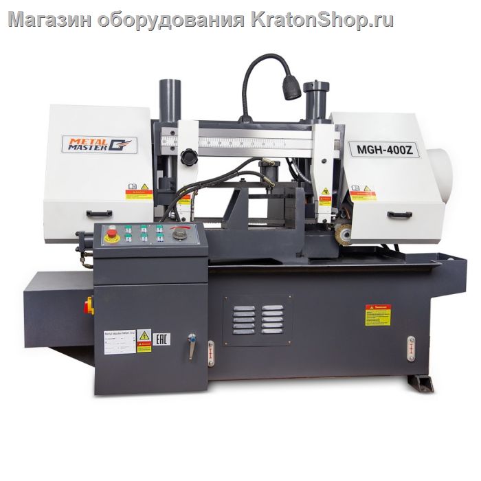 Двухколонный полуавтоматический ленточнопильный станок Metal Master MGH-400Z