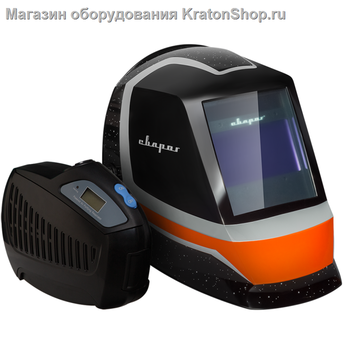 Маска сварщика Сварог AS-4001F Ультра с устройством подачи воздуха Р-1004