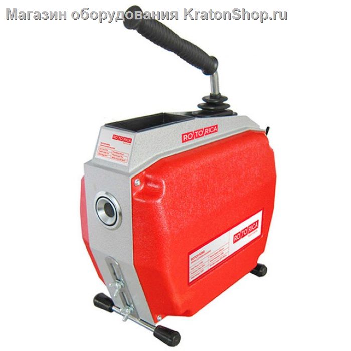 Электрическая прочистная машина для канализации ROTOR KING Set с набором принадлежностей