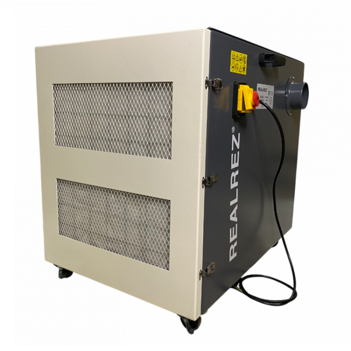 Установка аспирационная для металлической стружки REALREZ MDC1500 400V