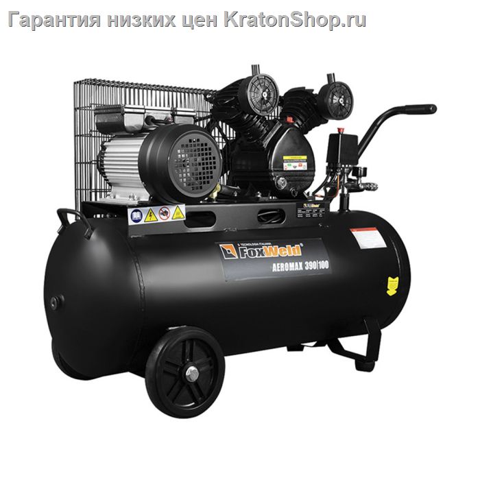 Компрессор с ременной передачей AEROMAX 390/100