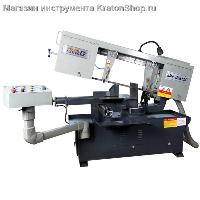 Полуавтоматическая ленточная пила по металлу Metal Master BSM-330R SAF