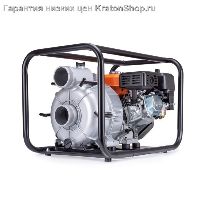 Мотопомпа бензиновая FoxWeld 1350T80 для грязной воды