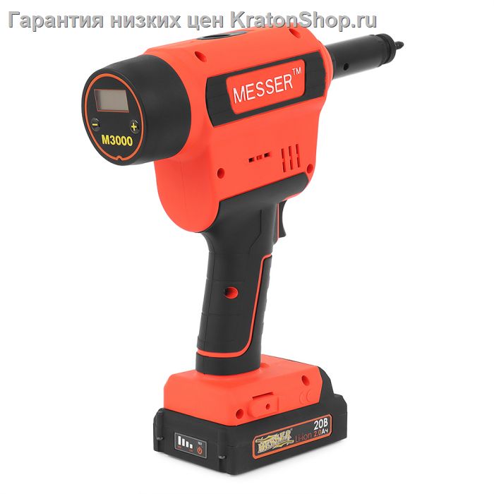 Аккумуляторный резьбовой заклепочник Messer M3000 (М3-М10)