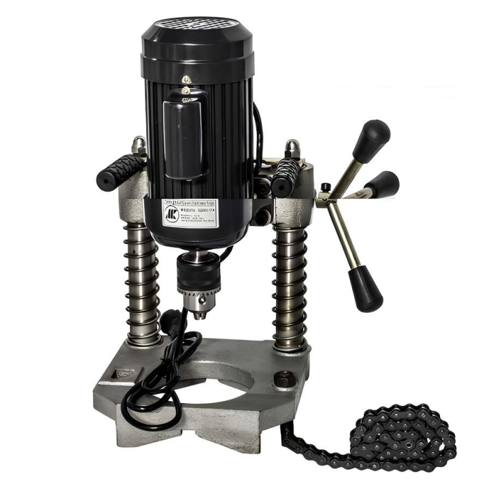 Станок для вырезания отверстий в трубах СДВО-114