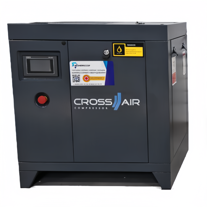 Компрессор винтовой CrossAir CAVF7.5-10GA с частотным преобразователем - фото