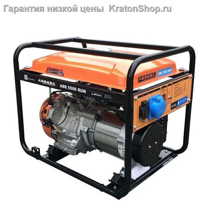 Генератор бензиновый Aurora ABE 5500 RUN (увеличенный топливный бак)