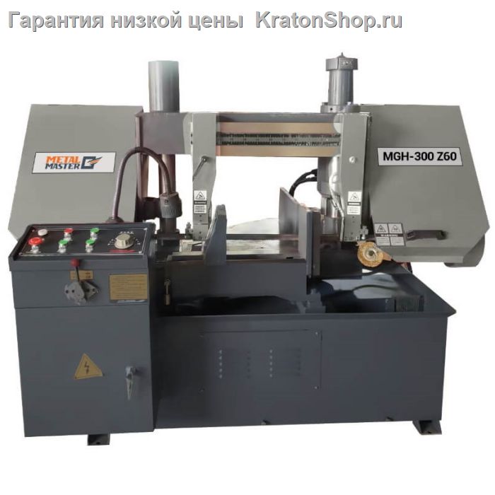 Двухколонный полуавтоматический ленточнопильный станок Metal Master MGH-300 Z60